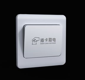 Interruptor de la luz del retraso del contador de tiempo del poder de la tarjeta del sensor del reconocimiento del hotel resistente al fuego