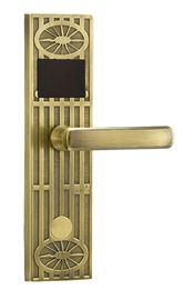 Sistema de la cerradura de puerta del hotel del oro usando la tarjeta 125KHz o 13.56MHz de Rfid