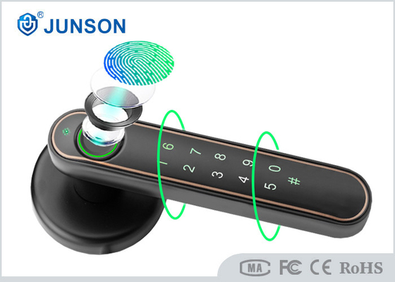 App inteligente de Bluetooth Tuya de la ayuda de los varios idiomas de la cerradura de la huella dactilar interior de la puerta