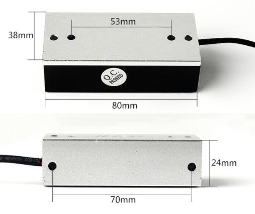 mini cerradura eléctrica del gabinete 12V o 24V, cerradura magnética