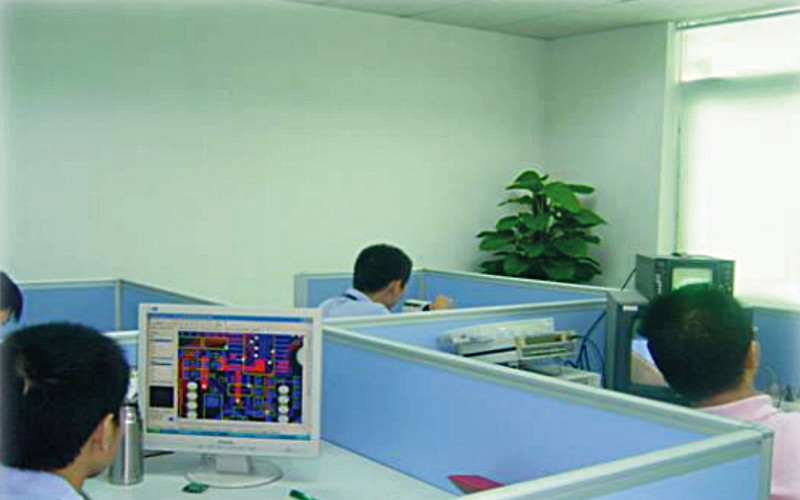 Shen Zhen Junson Security Technology Co. Ltd línea de producción de fábrica
