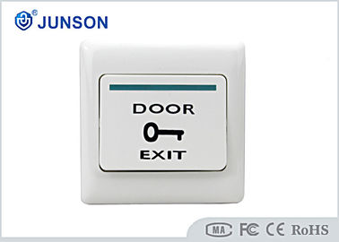 Botón de la salida del control de acceso, botón plástico de la salida de la puerta del hotel