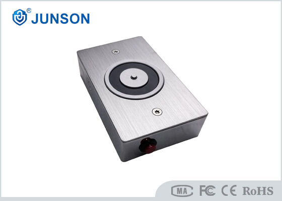 Sujetador electromagnético de puerta de acero inoxidable 304 con botón de liberación manual para funcionamiento de 12V/24V DC