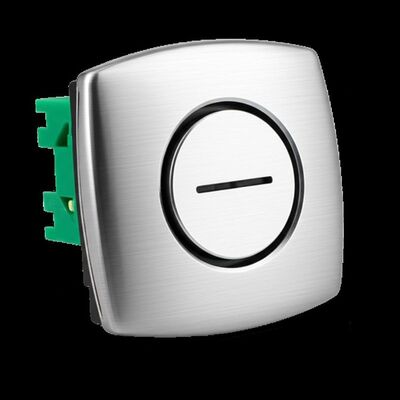 Botón de salida de emergencia con acabado arenado 86*50mm Cobre puro Niquelado Liberación de puerta