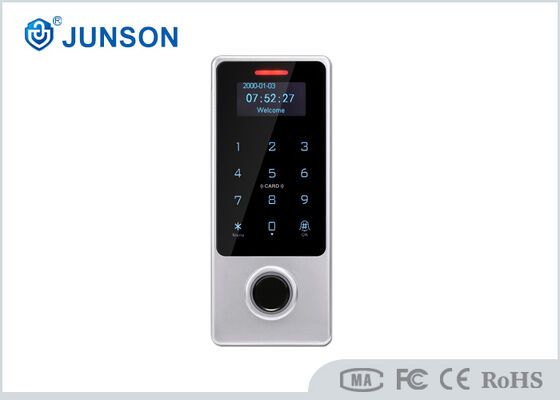 Lector inteligente de control de acceso RFID de huellas digitales con Tuya APP y pantalla OLED