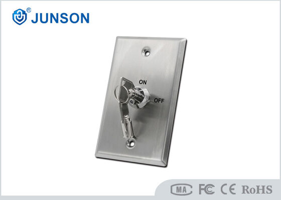 IP66 305 Stainless Steel Key Switch JS-70KS for Access Control Door Release
