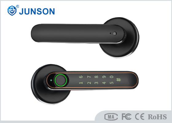 Cerradura de puerta elegante electrónica sin llave con llave mecánica del APP del teclado de Fingeprint