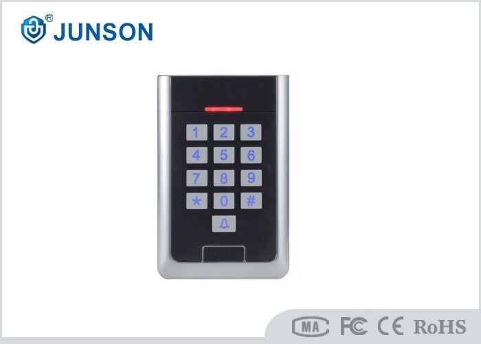 JS-K6903-K Autónomo IP67 Control de acceso impermeable teclado metálico Anti-Vandal EM Mifare Wiegand 3000 usuarios