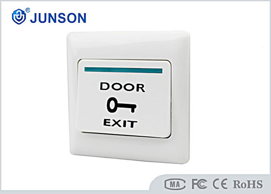 Botón de la salida del control de acceso, botón plástico de la salida de la puerta del hotel