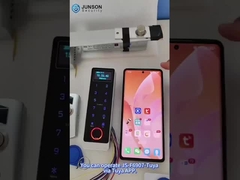 Control de acceso biométrico con huella dactilar, contraseña y tarjeta Tuya a prueba de agua