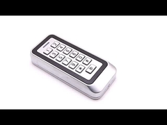 Control de acceso con tarjeta EM/MF IP67 exterior con teclado con luz de fondo