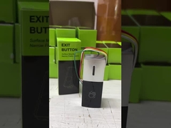 Mini botón de salida sin contacto aleación de zinc DC12V resistente al agua IP68 con indicador LED