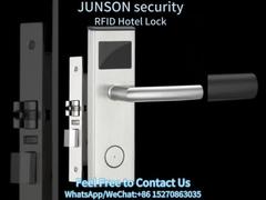 Ver: Cerraduras de hotel Glod RFID con llave Escaparate de puerta abierta hacia la izquierda o hacia la derecha