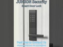 Ver Zinc de aleación de metal Anti ladrón de huellas dactilares Bloqueo de contraseña Tuya Smart Home Door Lock Demo