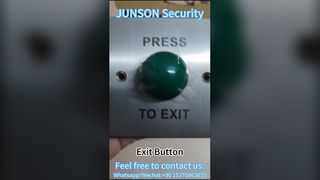 Botón pulsador de salida de emergencia de acero inoxidable duradero
