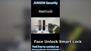 Cerradura de puerta inteligente Desbloqueo facial 3D Intercomunicador con video HD