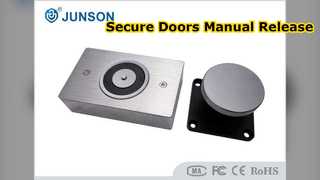 Liberación manual del soporte de puerta de acero inoxidable