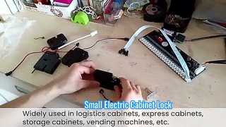 Cerradura de gabinete eléctrico pequeño