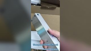 Cerradura magnética eléctrica impermeable de 1200 libras